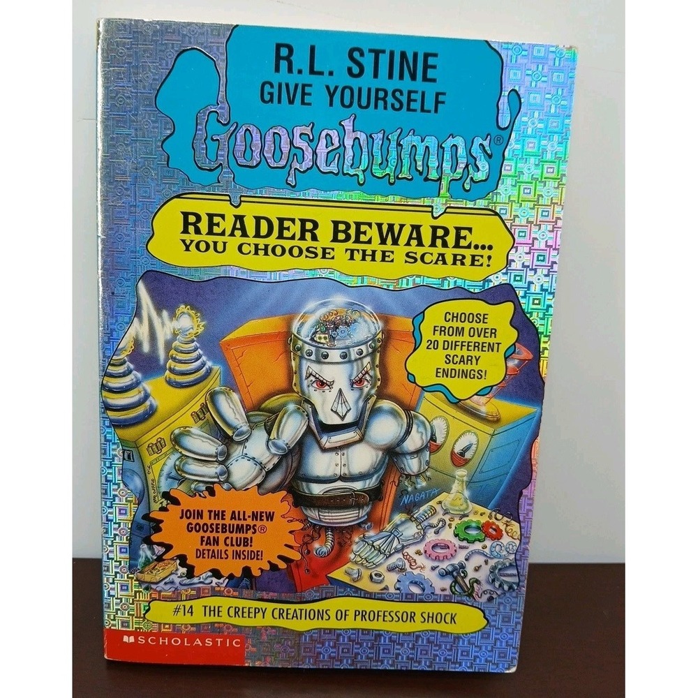 Give Yourself Goosebumps #14 The Creepy Creations Of Professor Shock 1st Edition